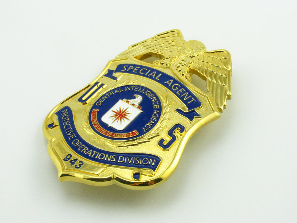 5 CIA U.S. Central Intelligence Agency Badges Set