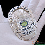 US ISP Indiana State Police Capitol Police Officer Badge