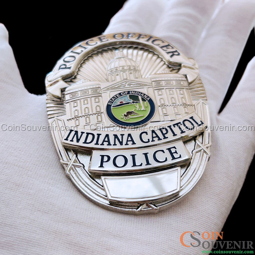 キャプテン警察バッジ インディアナポリス US ISP Indiana State Police Capitol Police Officer Badge – Coin