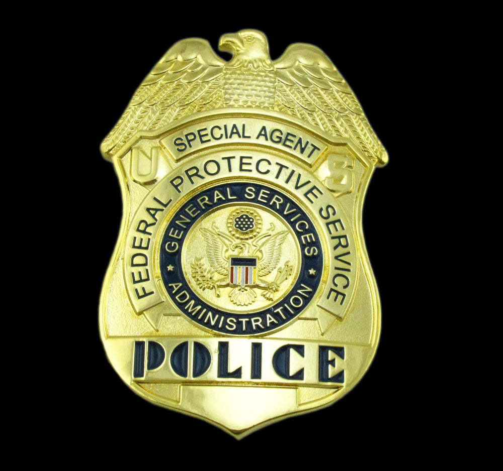 US FPS Special Agent Police Badge Customizable Number