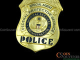 US FPS Special Agent Police Badge Customizable Number