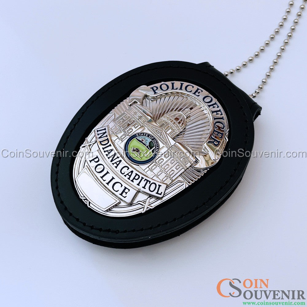 キャプテン警察バッジ インディアナポリス US ISP Indiana State Police Capitol Police Officer Badge – Coin