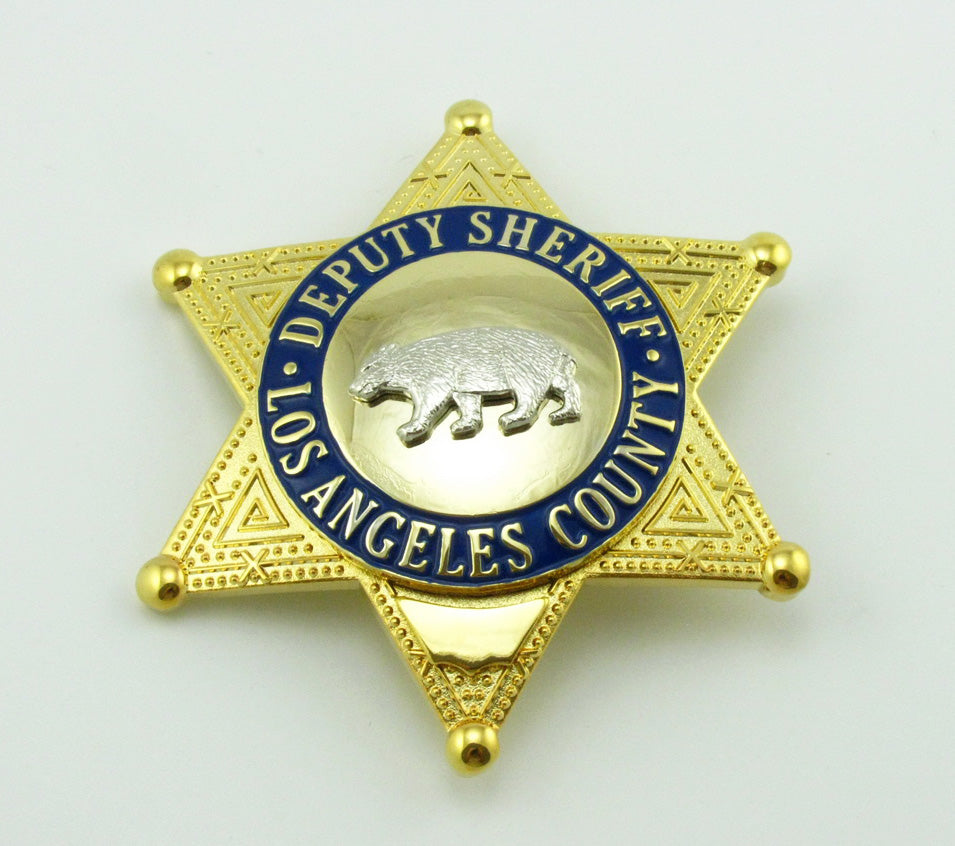 LASD Los Angeles County Deputy Sheriff Badge Customizable Rank and Number