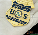 USDT U.S. Department of Treasury ATF Special Agent Flat Badge For Shadow Box