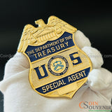 USDT U.S. Department of Treasury ATF Special Agent Flat Badge For Shadow Box