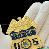 USDT U.S. Department of Treasury ATF Special Agent Badge Wallet Clip Back