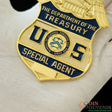 USDT U.S. Department of Treasury ATF Special Agent Badge Wallet Clip Back