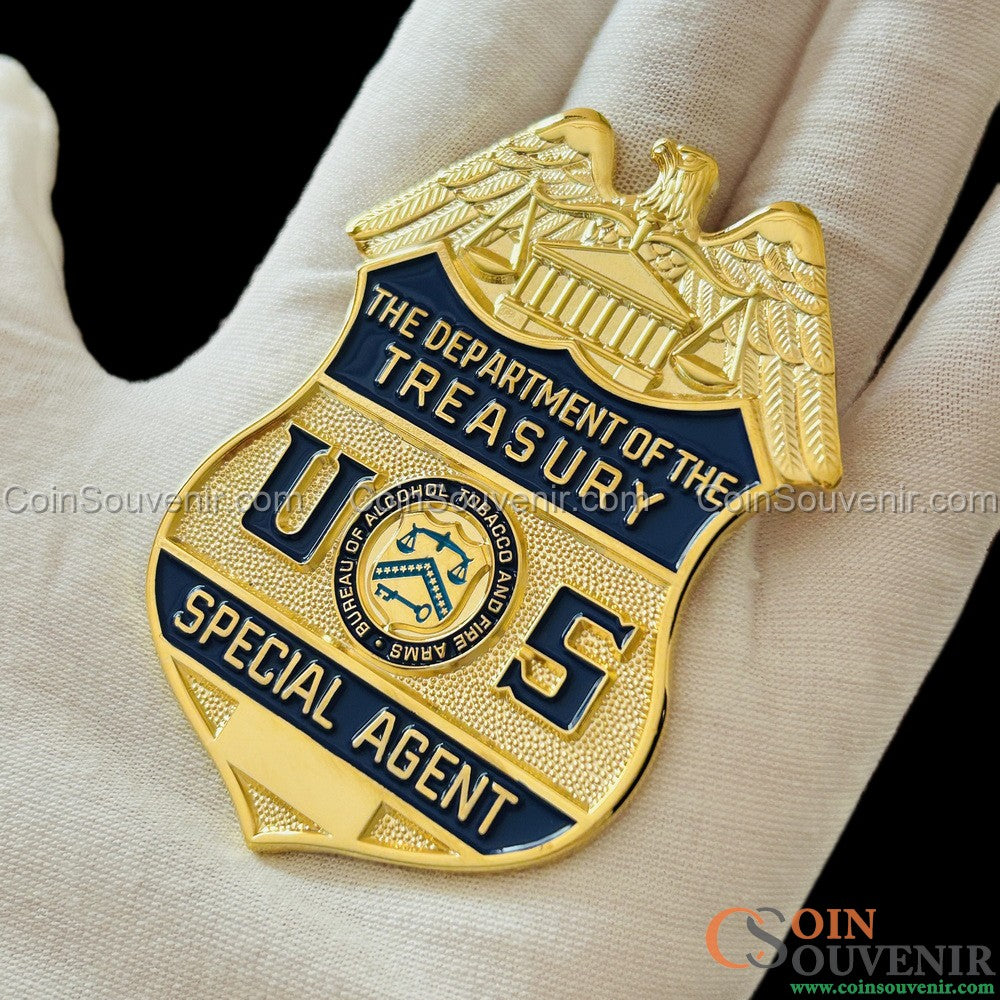 USDT U.S. Department of Treasury ATF Special Agent Badge Wallet