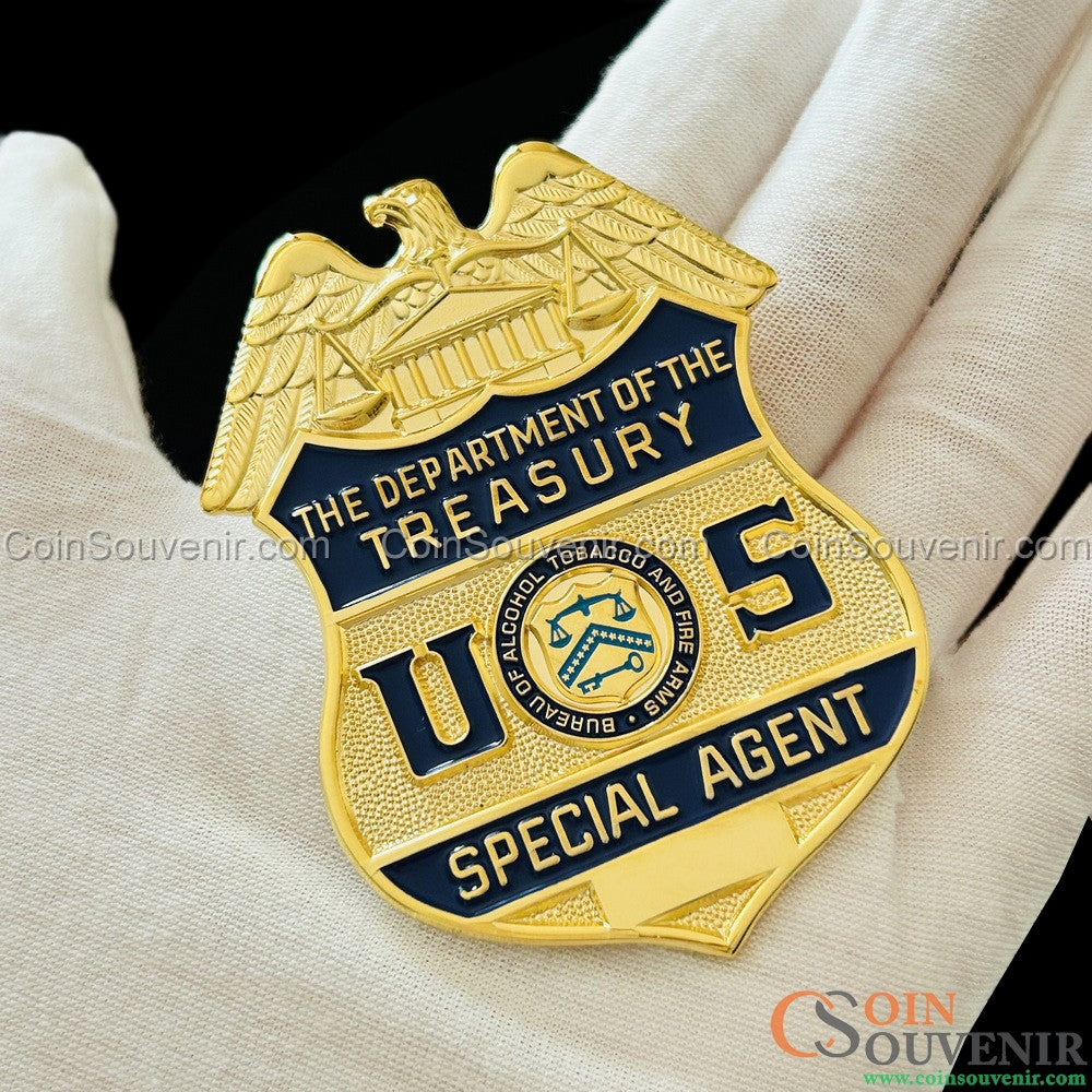 USDT U.S. Department of Treasury ATF Special Agent Badge Wallet