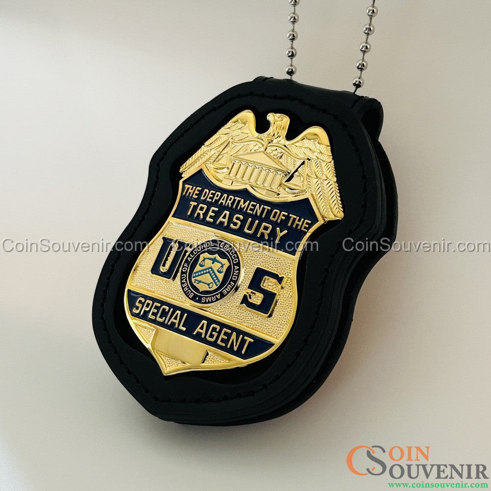 USDT U.S. Department of Treasury ATF Special Agent Badge 1972-2002