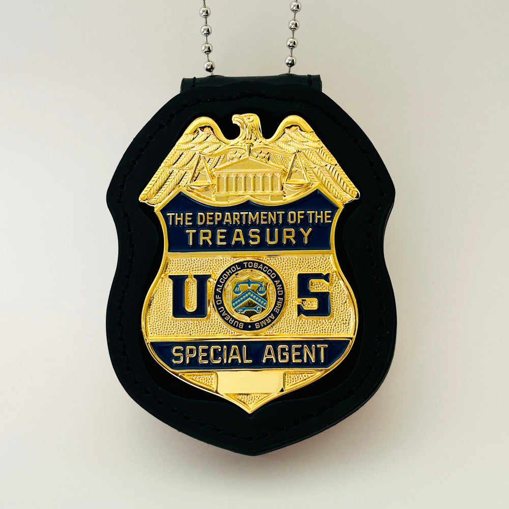 USDT U.S. Department of Treasury ATF Special Agent Badge Wallet Clip Back