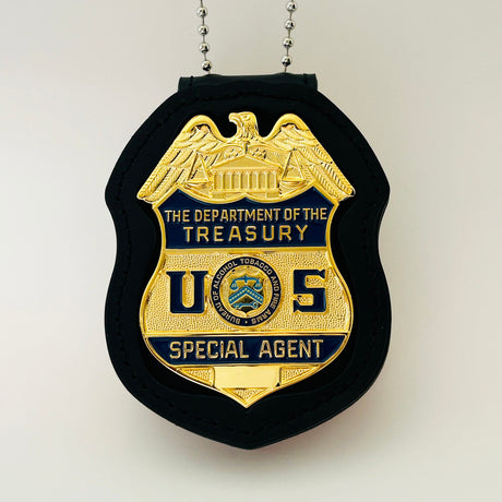 USDT U.S. Department of Treasury ATF Special Agent Badge Wallet Clip Back