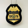 USDT U.S. Department of Treasury ATF Special Agent Badge Wallet Clip Back