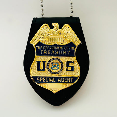 USDT U.S. Department of Treasury ATF Special Agent Badge Wallet Clip Back