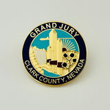 Grand Jury Clark County Nevada Lapel Pin