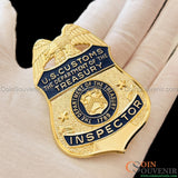 U.S. Customs Treasury Inspector Badge MUSEUM QUALITY
