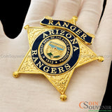 Arizona Rangers Ranger Star Badge Premium Enamel Museum Quality