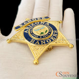 Arizona Rangers Ranger Star Badge Premium Enamel Museum Quality