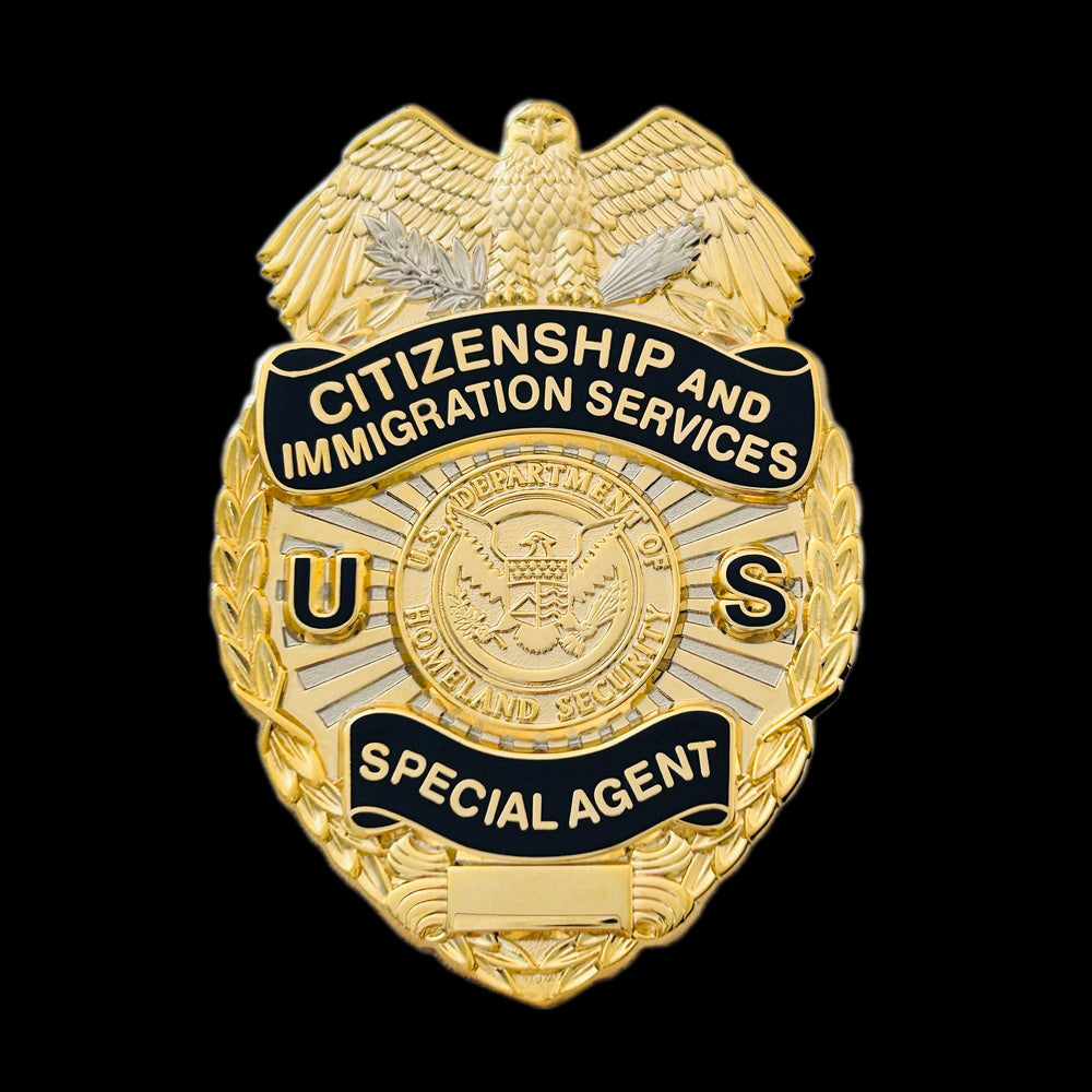 USCIS Citizenship and Immigration Services Special Agent Badge Museum Quality
