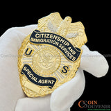 USCIS Citizenship and Immigration Services Special Agent Badge Museum Quality