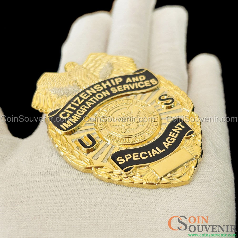 USCIS Citizenship and Immigration Services Special Agent Badge Museum Quality