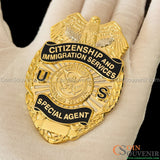USCIS Citizenship and Immigration Services Special Agent Badge Museum Quality