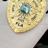 Dade County Miami Vice Badge TV Show Prop Museum Quality