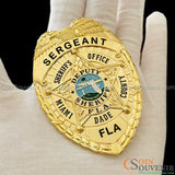 Dade County Miami Vice Badge TV Show Prop Museum Quality