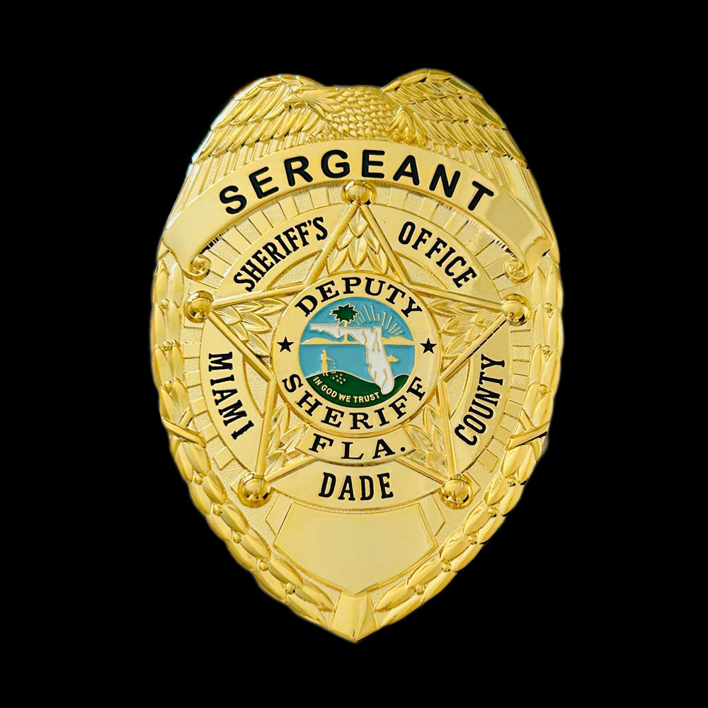 MDSO Sergeant Miami Dade Sheriff's Office Badge Miami Vice – Coin