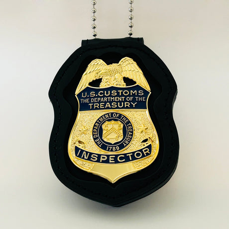 U.S. Customs Treasury Inspector Badge MUSEUM QUALITY