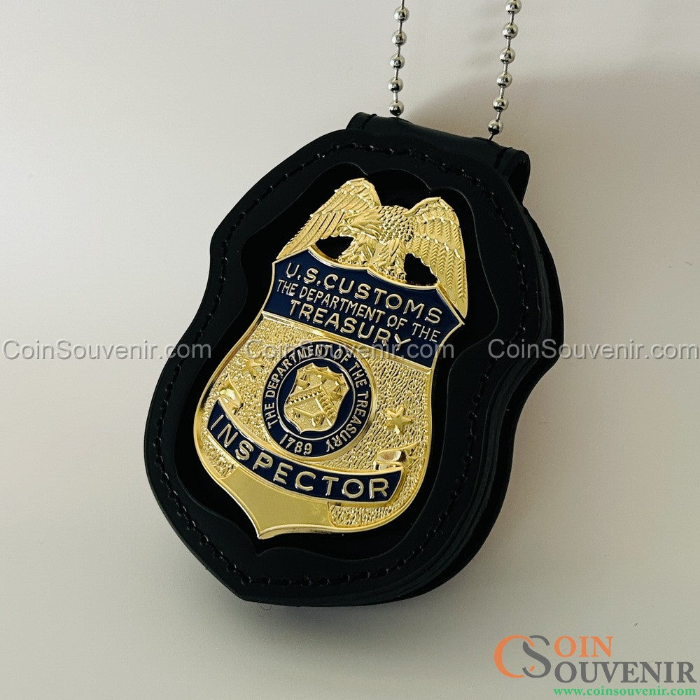 U.S. Customs Treasury Inspector Badge MUSEUM QUALITY