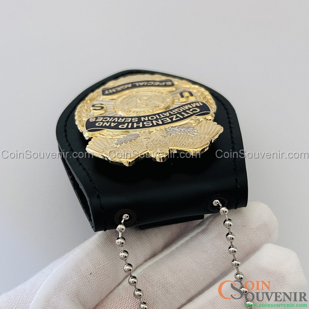 USCIS Citizenship and Immigration Services Special Agent Badge Museum Quality