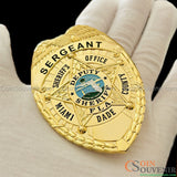 MDSO Sergeant Miami Dade Sheriff’s Office Badge Miami Vice