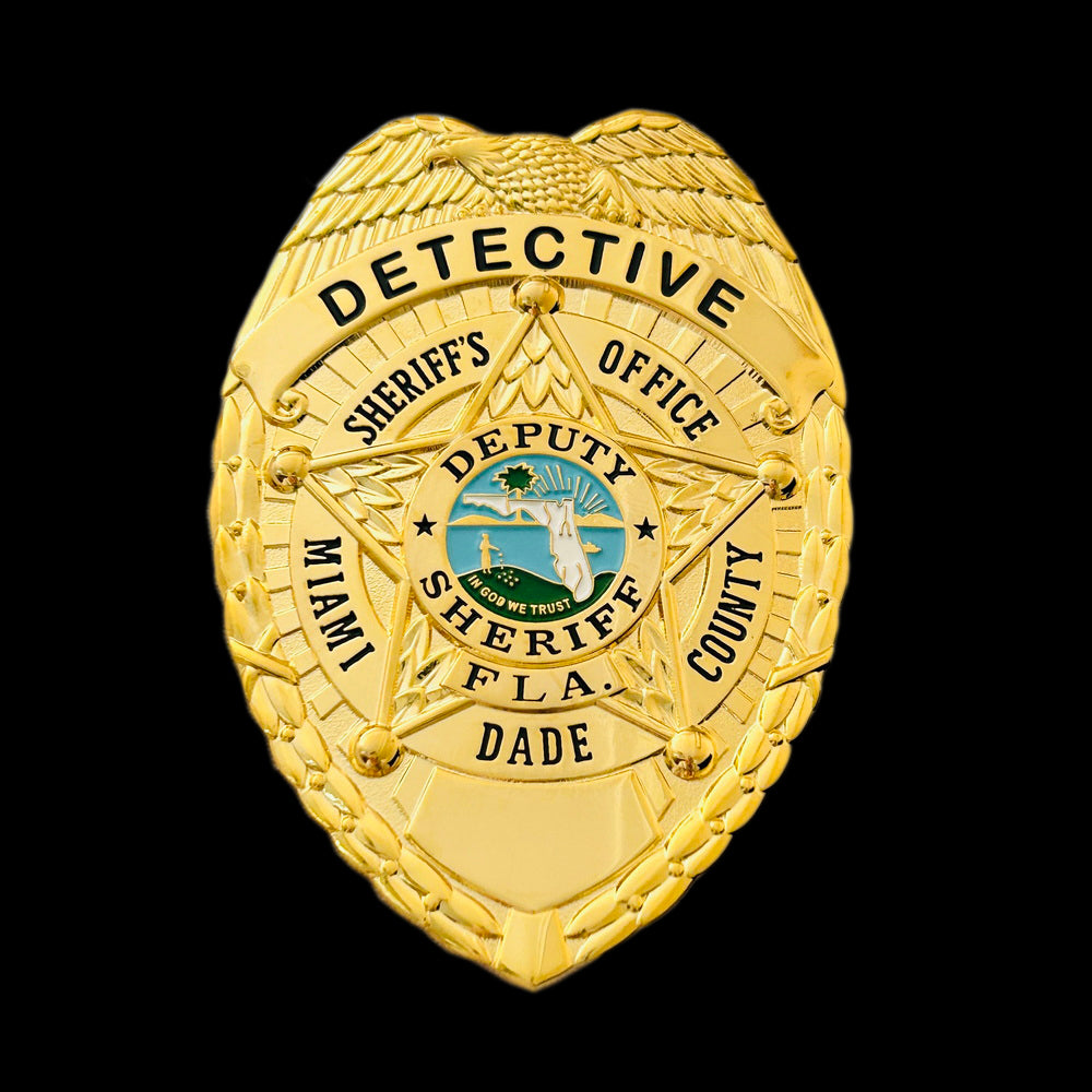 MDSO Detective Miami Dade Sheriff's Office Badge – Coin Souvenir