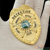 MDSO Detective Miami Dade Sheriff’s Office Badge
