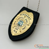 Dade County Miami Vice Badge TV Show Prop Museum Quality