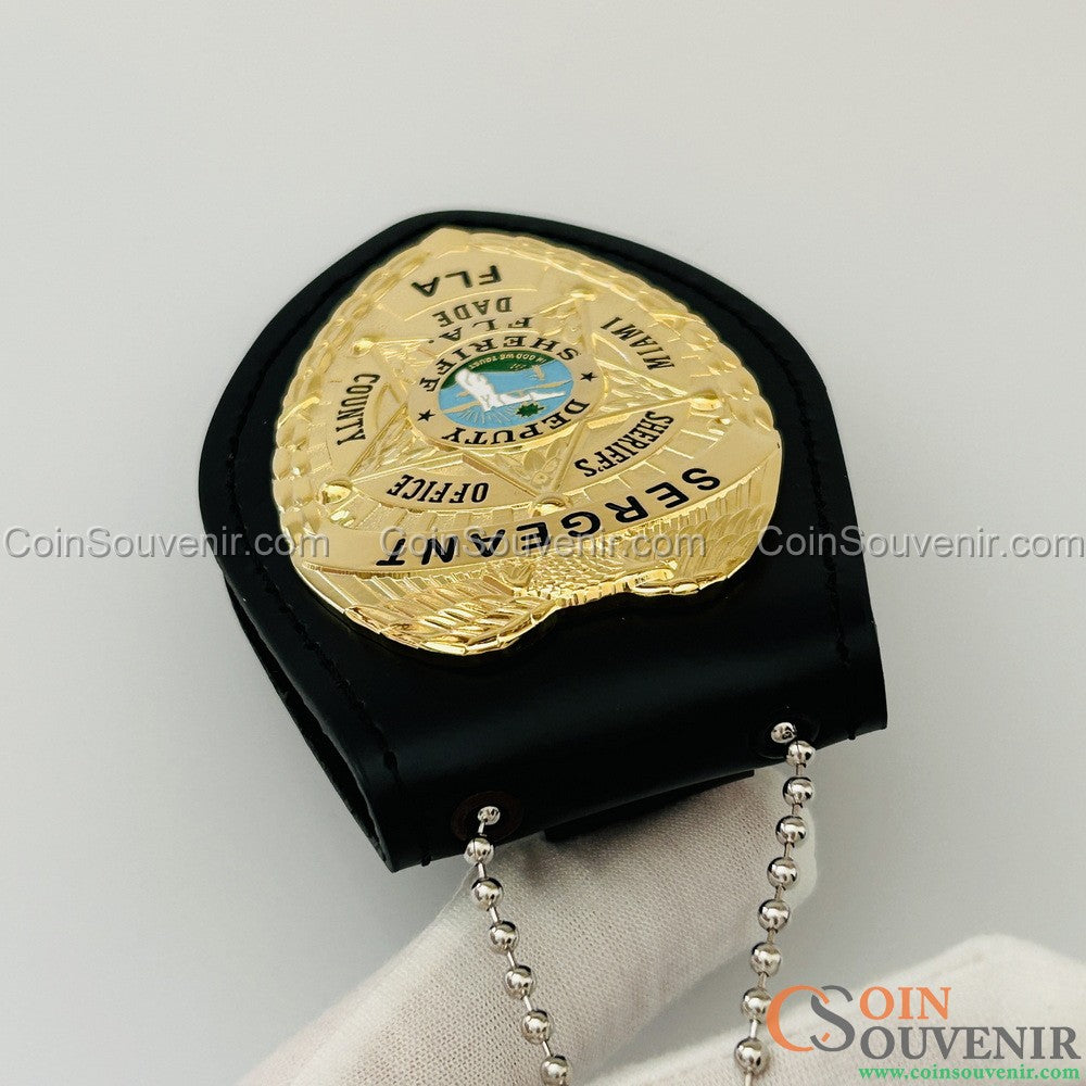 Dade County Miami Vice Badge TV Show Prop Museum Quality