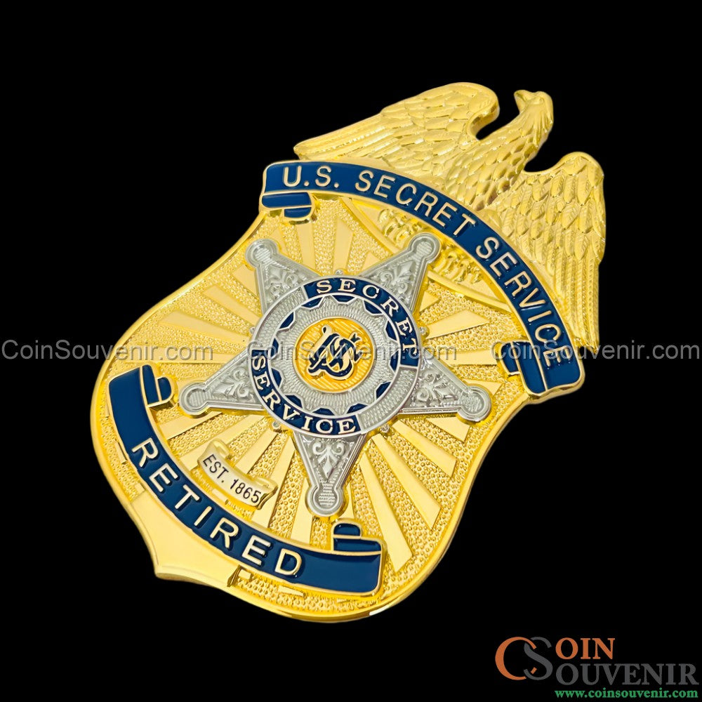 RETIRED USSS US Secret Service Badge Perfect Retirement Gift