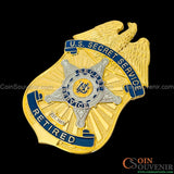 RETIRED USSS US Secret Service Badge Perfect Retirement Gift