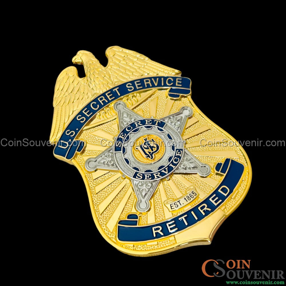 RETIRED USSS US Secret Service Badge Perfect Retirement Gift