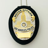 LAPD MOTOR OFFICER Los Angeles Police Badge Customizable Number