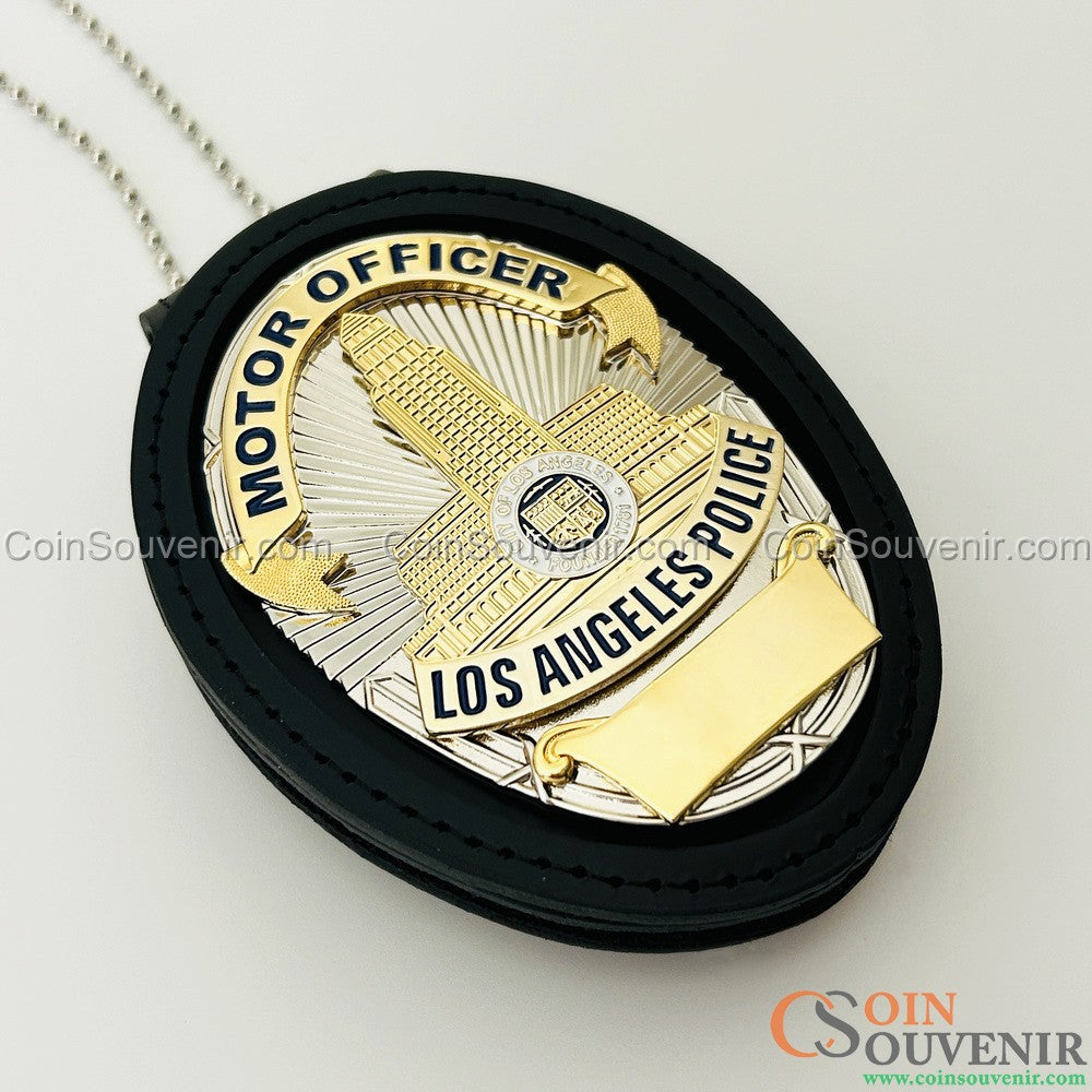 LAPD MOTOR OFFICER Los Angeles Police Badge Customizable Number