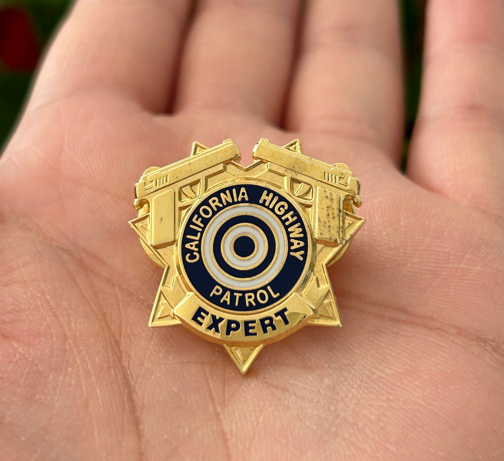 CHP California Highway Patrol EXPERT Shooting Lapel Pin – Coin