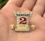 LAPD Los Angeles Police RAMPART Division Patrol Area #2 Lapel Pin