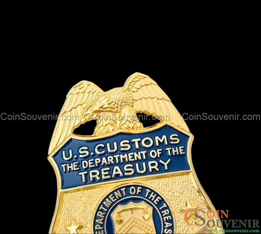 U.S. Customs Treasury Special Agent Badge MUSEUM QUALITY