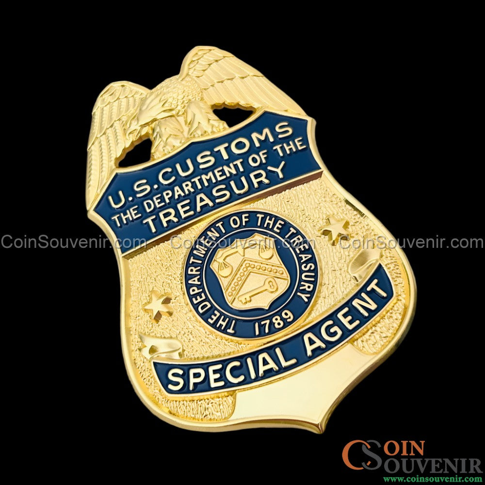 U.S. Customs Treasury Special Agent Badge MUSEUM QUALITY