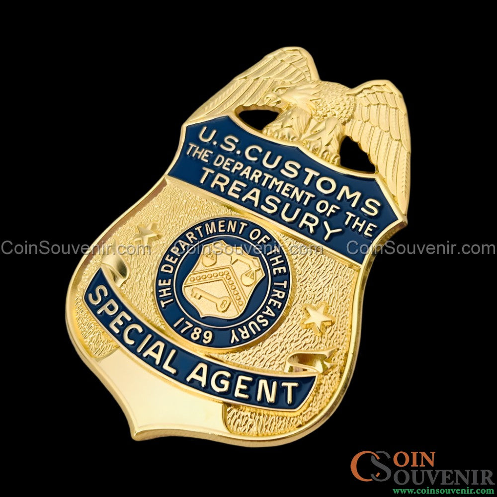 U.S. Customs Treasury Special Agent Badge MUSEUM QUALITY