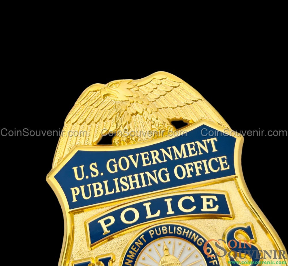 US GPO Officer Government Publishing Office Police Badge – Coin