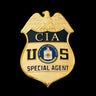 US CIA Special Agent Badge Customizable Number