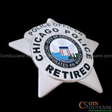 RETIRED CPD STAR Chicago Police Officer Badge Perfect Retirement Gift